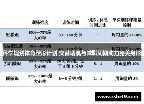 科学规划体育塑形计划 交替增肌与减脂周期助力完美身形